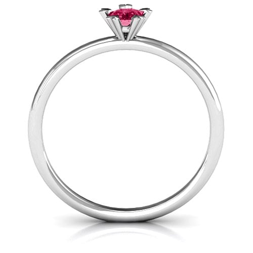 Stackr Hugging Heart Stone Ring