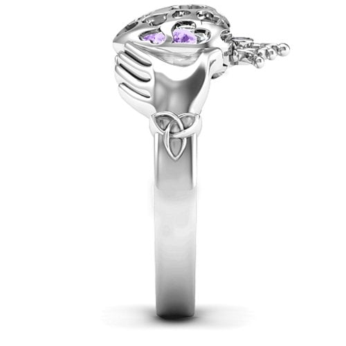 Caged Hearts Claddagh Ring
