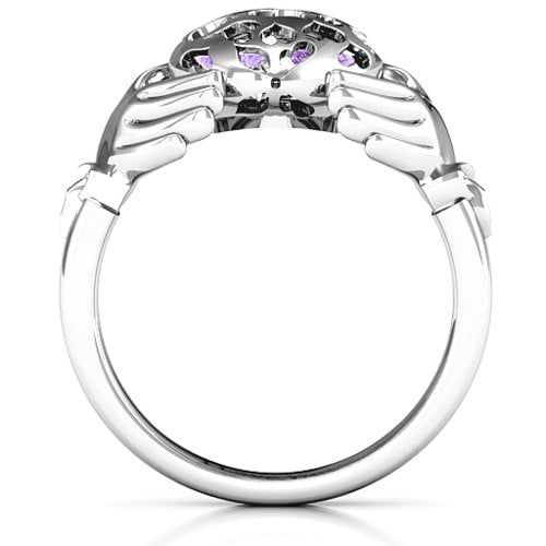 Caged Hearts Claddagh Ring