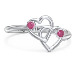 Linked in Love Ring