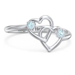 Linked in Love Ring