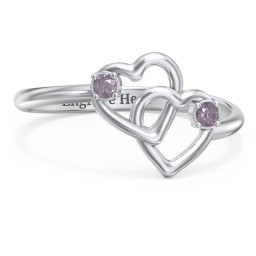 Linked in Love Ring