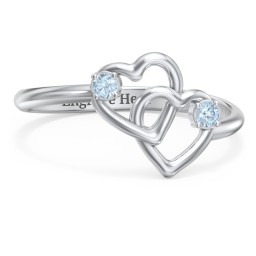 Linked in Love Ring