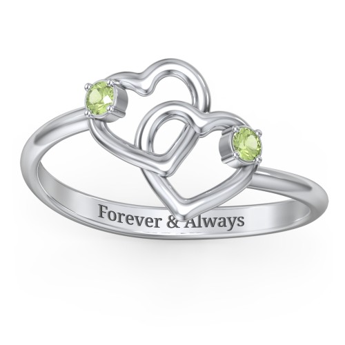 Linked in Love Ring