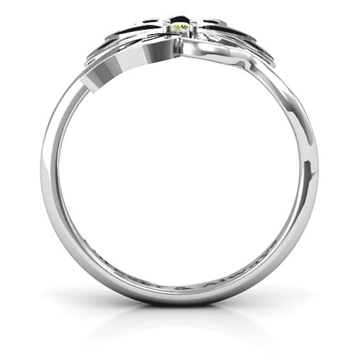 Leaves and Lotus Wrap Ring