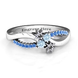 Light Up My Life Infinity Ring with Accent Stones
