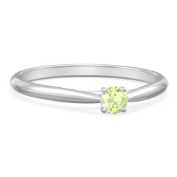 Classic Solitaire Sparkle Ring