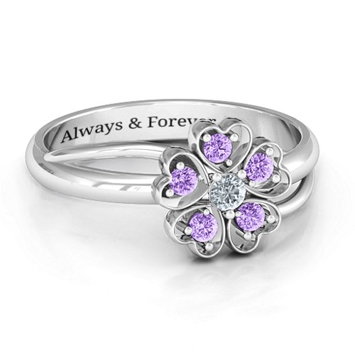 With Love and Flowers Ring
