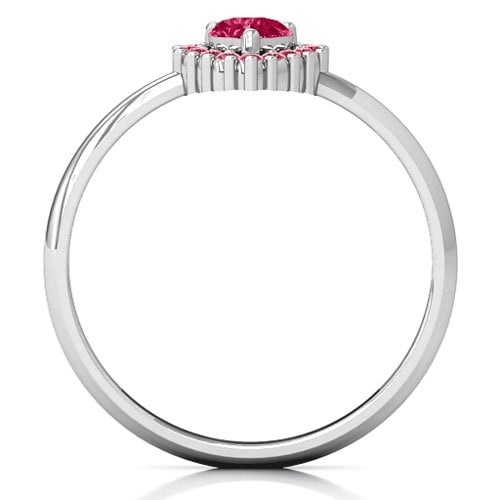 Heart with Halo Promise Ring