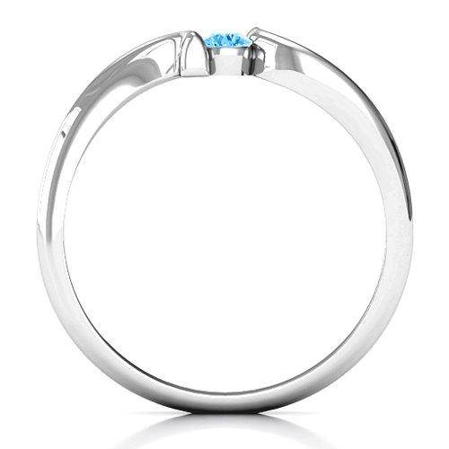 For Always Ring – Sterling Silver with Blue Topaz