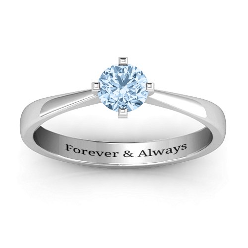 Classic Round Solitaire Ring