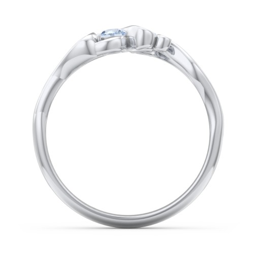 Swirl of Style Birthstone Ring