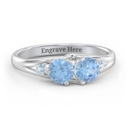 Darling Duo Double Gemstone Ring