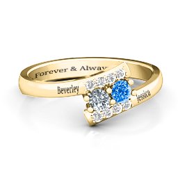 Must Be Love Two Stone Ring