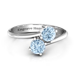 Destined For Love Double Gemstone Ring