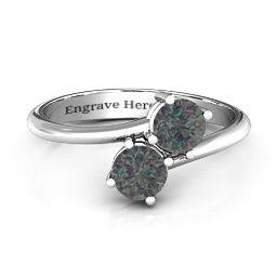 Destined For Love Double Gemstone Ring