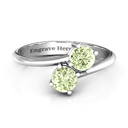 Destined For Love Double Gemstone Ring