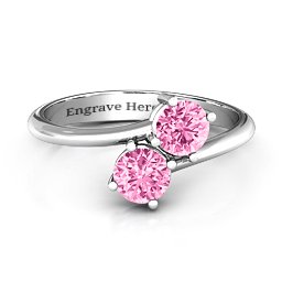 Destined For Love Double Gemstone Ring
