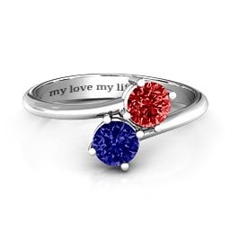 Destined For Love Double Gemstone Ring