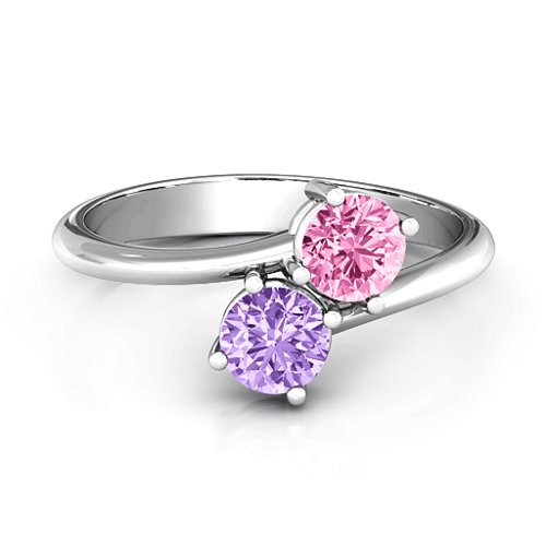 Destined For Love Double Gemstone Ring