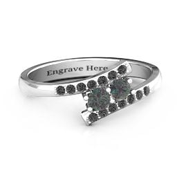 Moment We Met Two Stone Ring