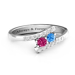 Moment We Met Two Stone Ring
