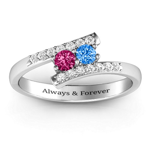 Moment We Met Two Stone Ring