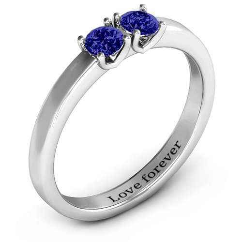 Meet In The Middle Two Stone Ring