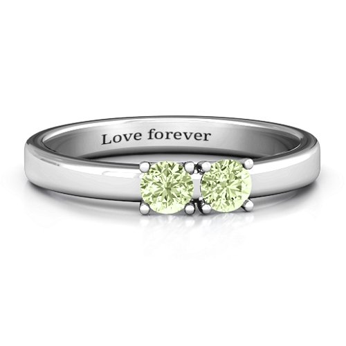 Meet In The Middle Two Stone Ring