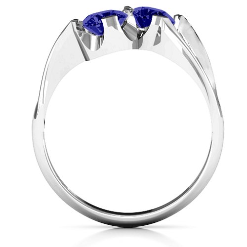 Two Stone Sparkle Ring