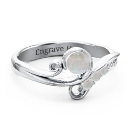 Family Flair Ring With 2-6 Birthstones