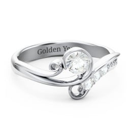 Family Flair Ring With 2-6 Birthstones