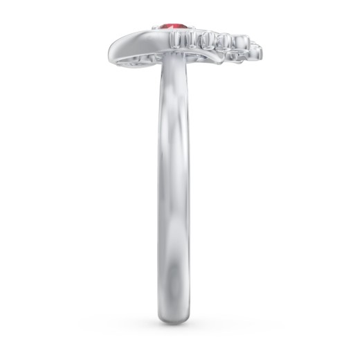 Butterfly Baby Feet Ring