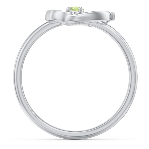Butterfly Baby Feet Ring