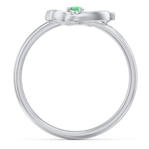 Butterfly Baby Feet Ring