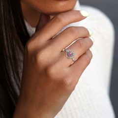 Butterfly Baby Feet Ring