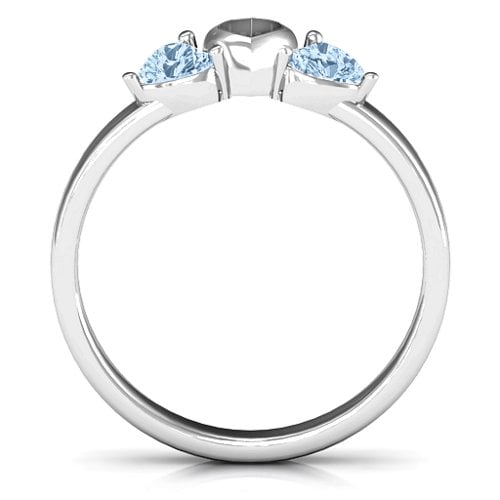 Sparkling Sweethearts Two-Stone Ring