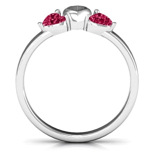 Sparkling Sweethearts Two-Stone Ring