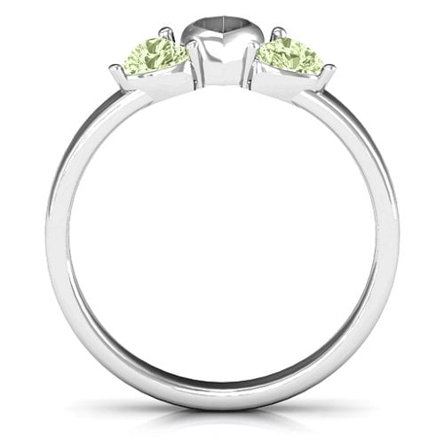 Sparkling Sweethearts Two-Stone Ring