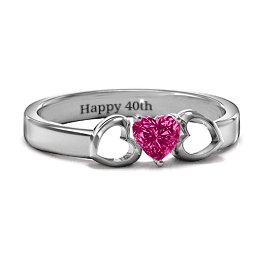 Darling Heart Wraparound Ring