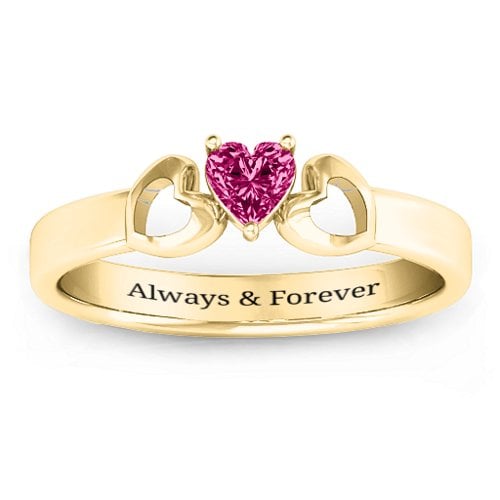 Darling Heart Wraparound Ring
