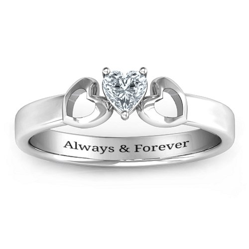 Darling Heart Wraparound Ring