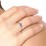 Adorable Bow Ring – Sterling Silver with Cubic Zirconia and Garnet
