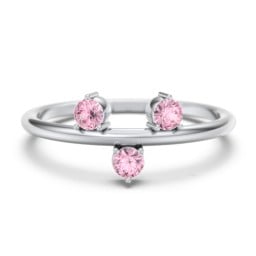 Stacking Ring with 1-5 Stones