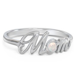 All About Mom Birthstone Ring