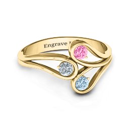 Eternal Elegance Three-Stone Ring