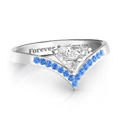 Modern Magic Ring – Sterling Silver with White Premium Zirconia