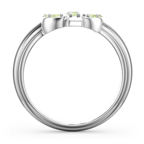 Chic In Cactus Ring – Sterling Silver with Peridot