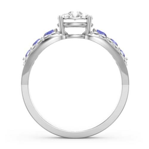 Andromeda Round Cluster Ring