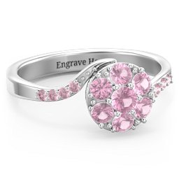 Ariel Round Cluster Ring